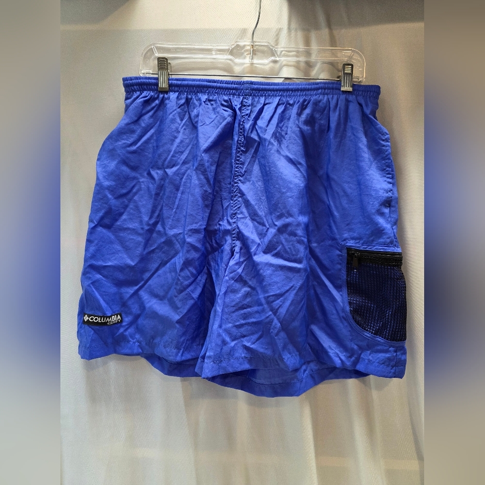 Vintage Columbia Royal Blue Mesh Pocket Shorts